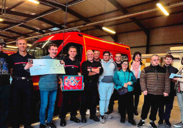 Merci aux Sapeurs Pompiers d'Eveux pour leur soutien